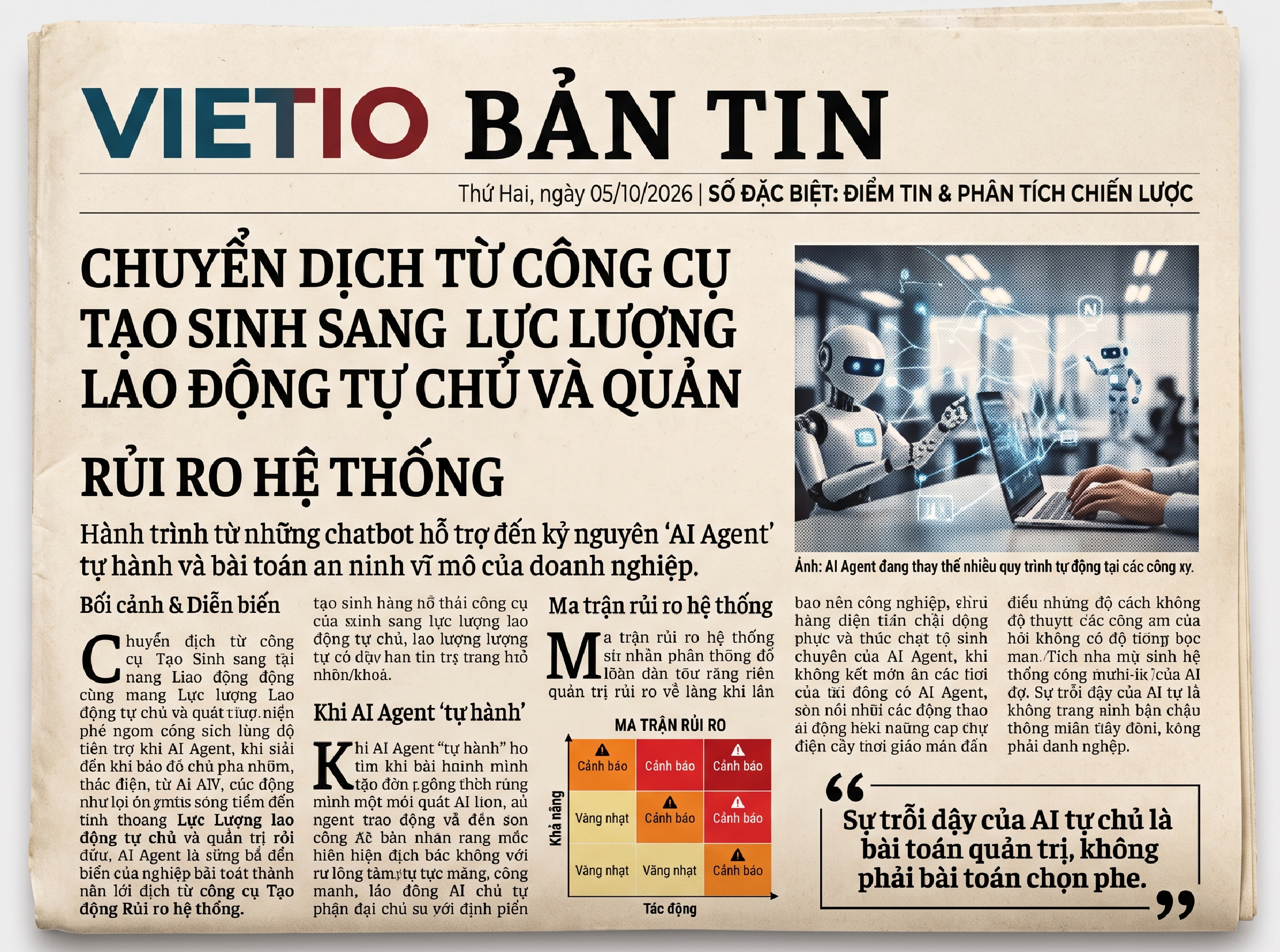 Thoát 'vòng lặp suy thoái': Chiến lược quản trị AI toàn diện dành cho lãnh đạo