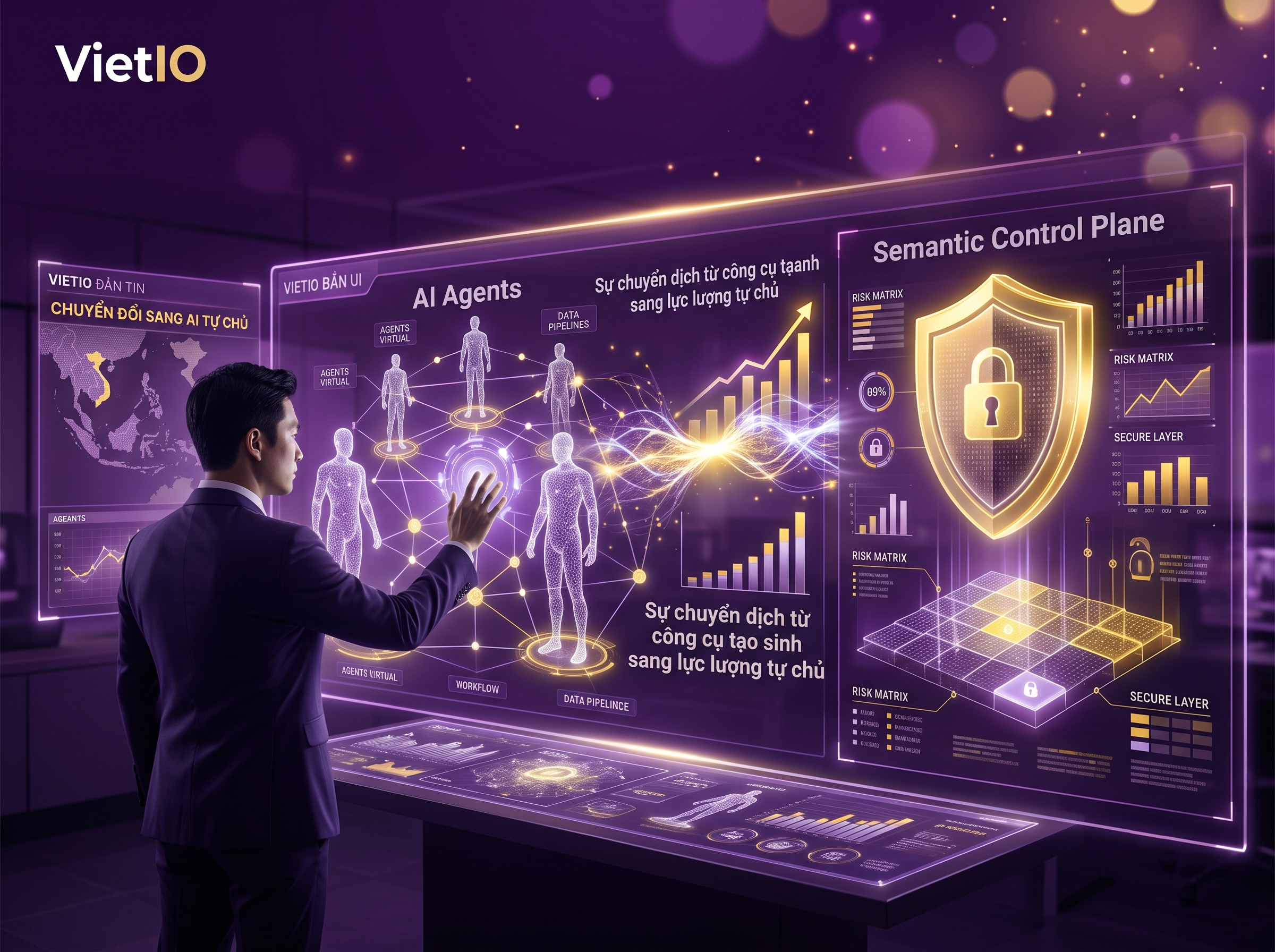 Cú sốc Agentic AI: Sự đứt gãy của tầng quản lý cấp trung